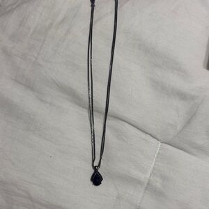 Elegant Black Pendant Necklace